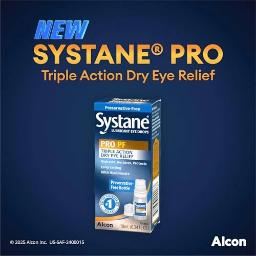 Systane Pro MDPF Lubricant Eye Drops 0.34 Fl Oz - Image 4