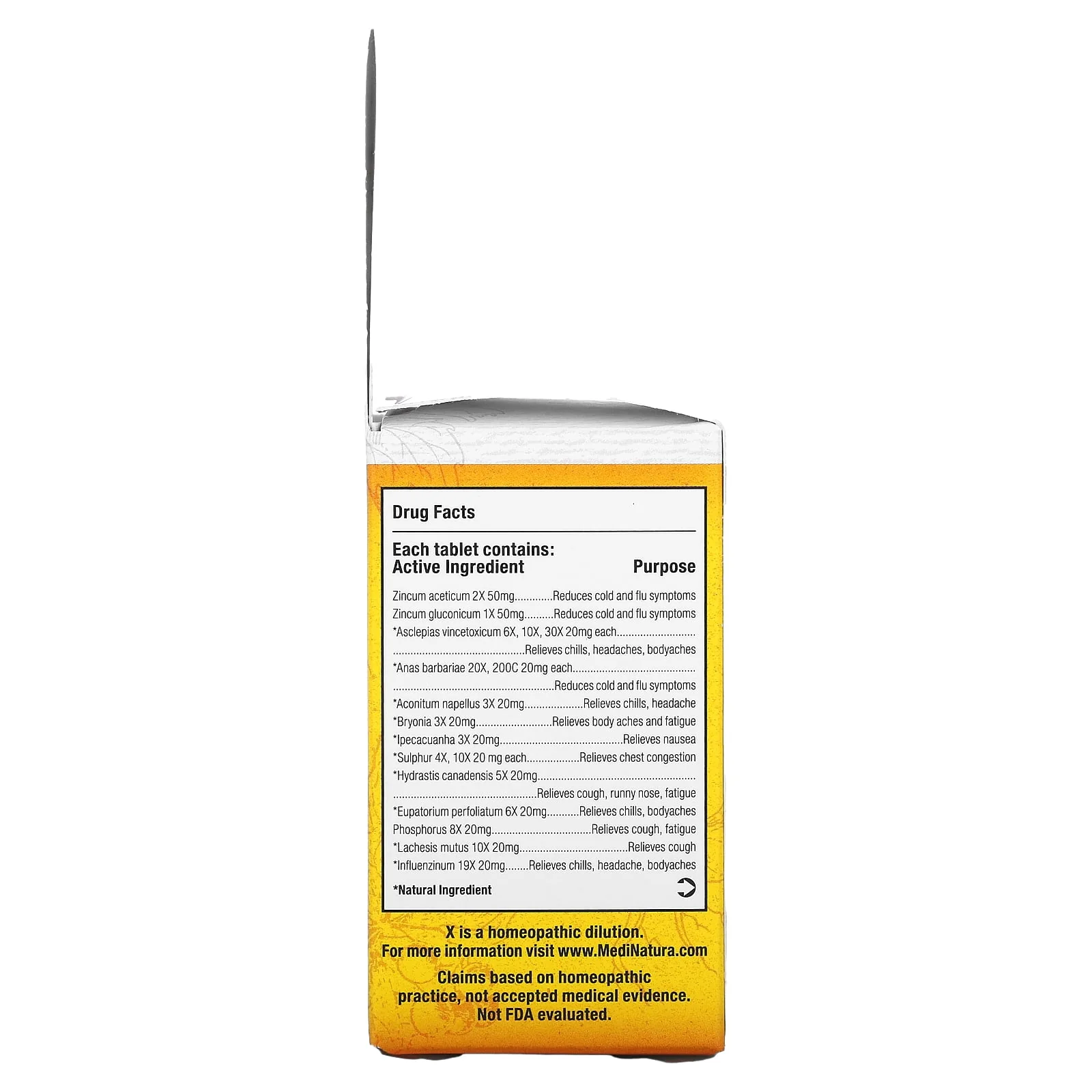 T-Relief Reboost Zinc+10 Max Cold & Flu Tablets 60ct - Image 2