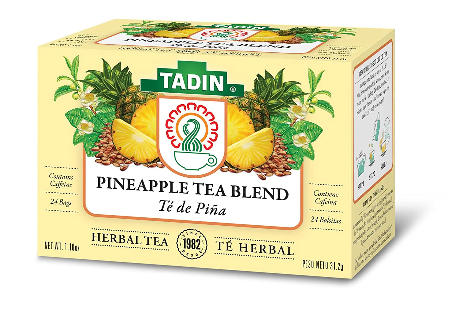 Tadin Pineapple Tea Blend Bags 24ct