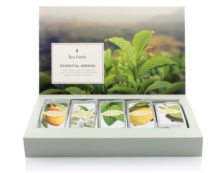 Tea Forte Single Steeps Essential Greens 15 Pouches - Image 2