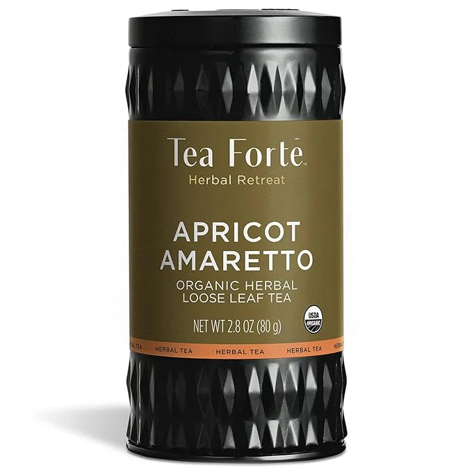 Tea Fortee Apricot Amaretto Organic Loose Tea 2.82 oz