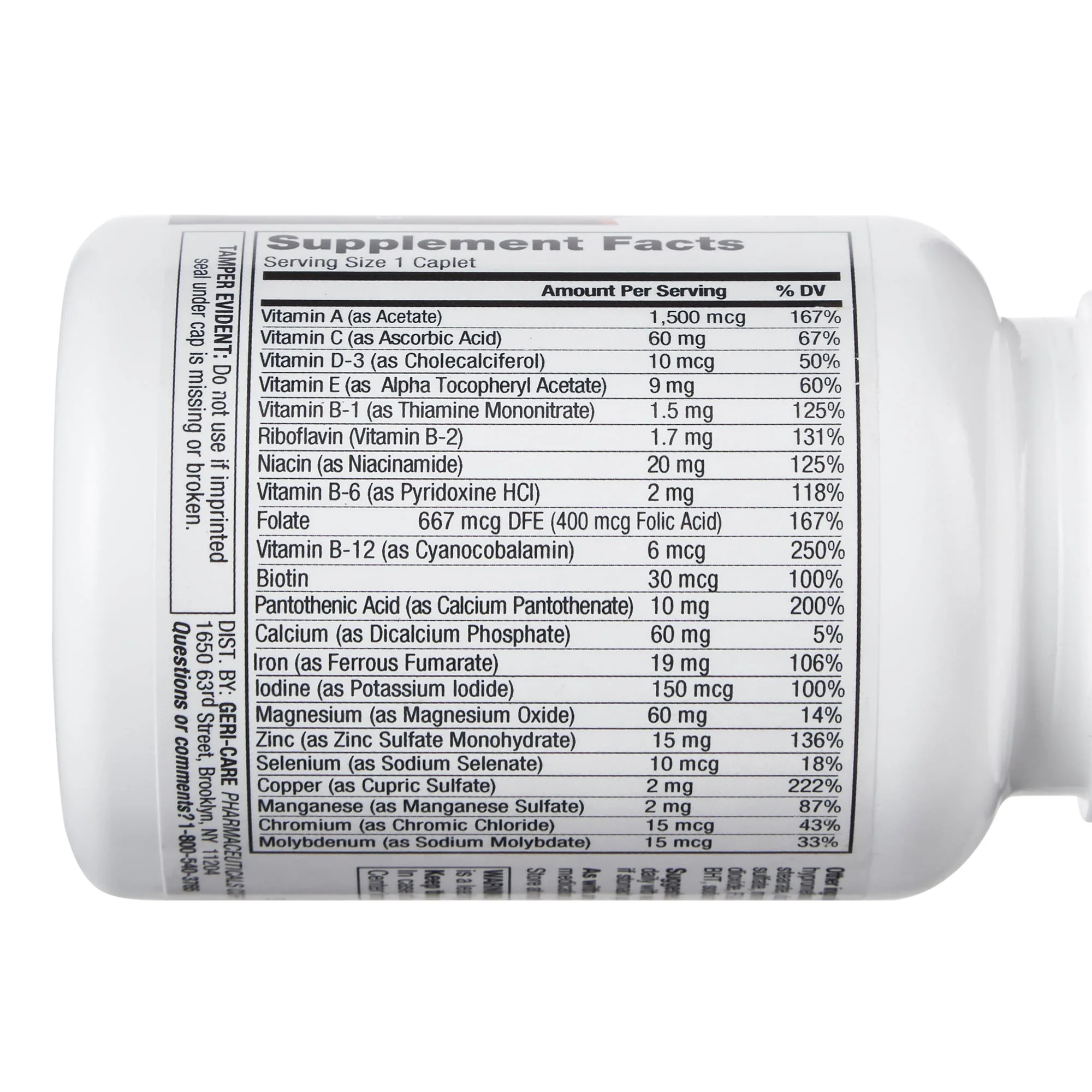 Geri CareThera M Multi-Vitamin Tablets 100 Ct - Image 2