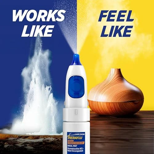 Theraflu Severe Congestion Relief Oxymetazoline Hydrochloride Nasal Mist 0.34 oz - Image 5