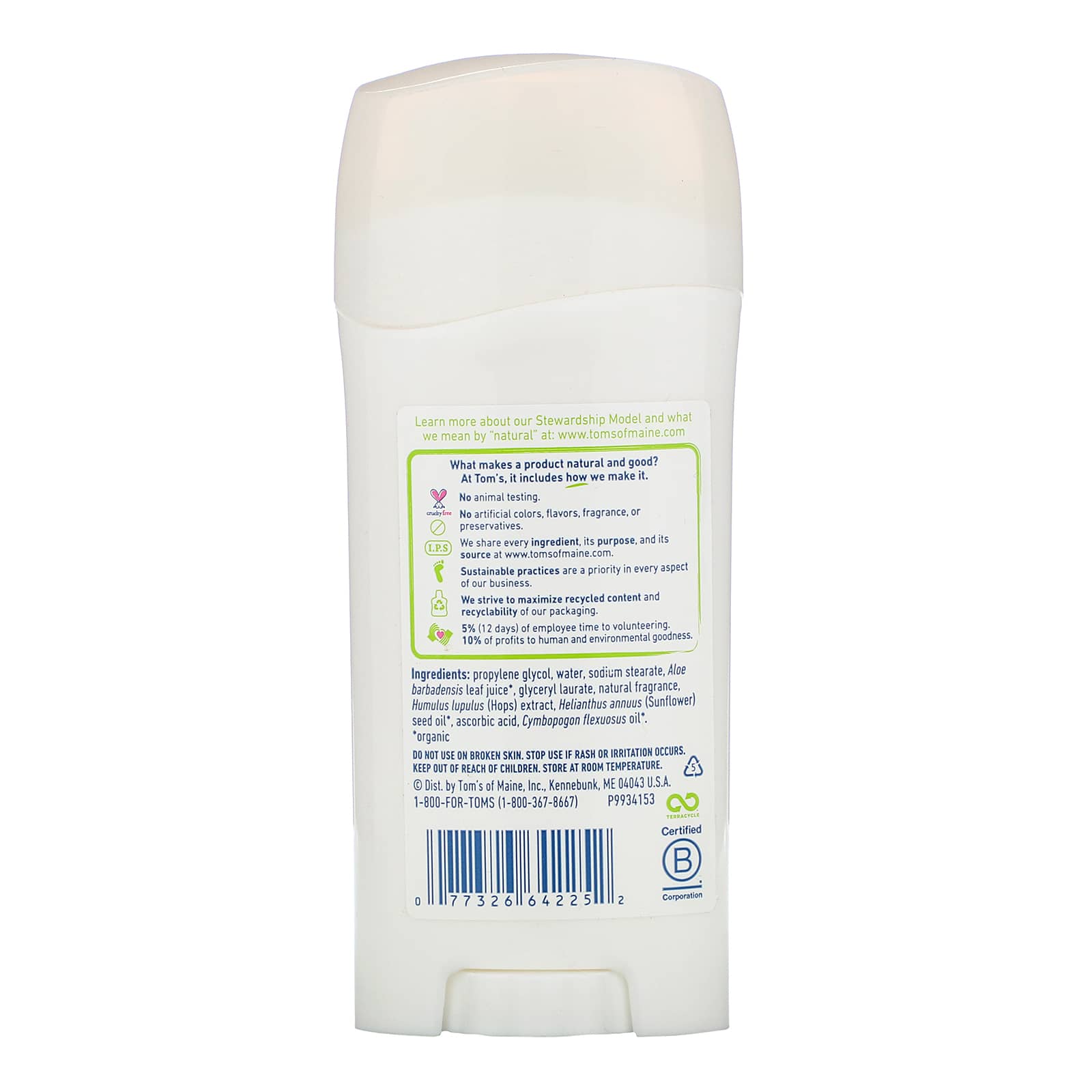 Toms Long Lasting Deodorant Woodspice 2.25Oz - Image 2