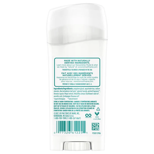 Toms Of Maine Deodorant Stick Lavender 2.25Oz - Image 2