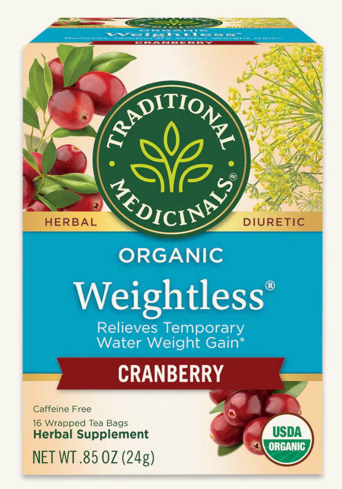 Traditional Medicinals Organic Weightless Cranberry 16 Tea Bags - Image 2