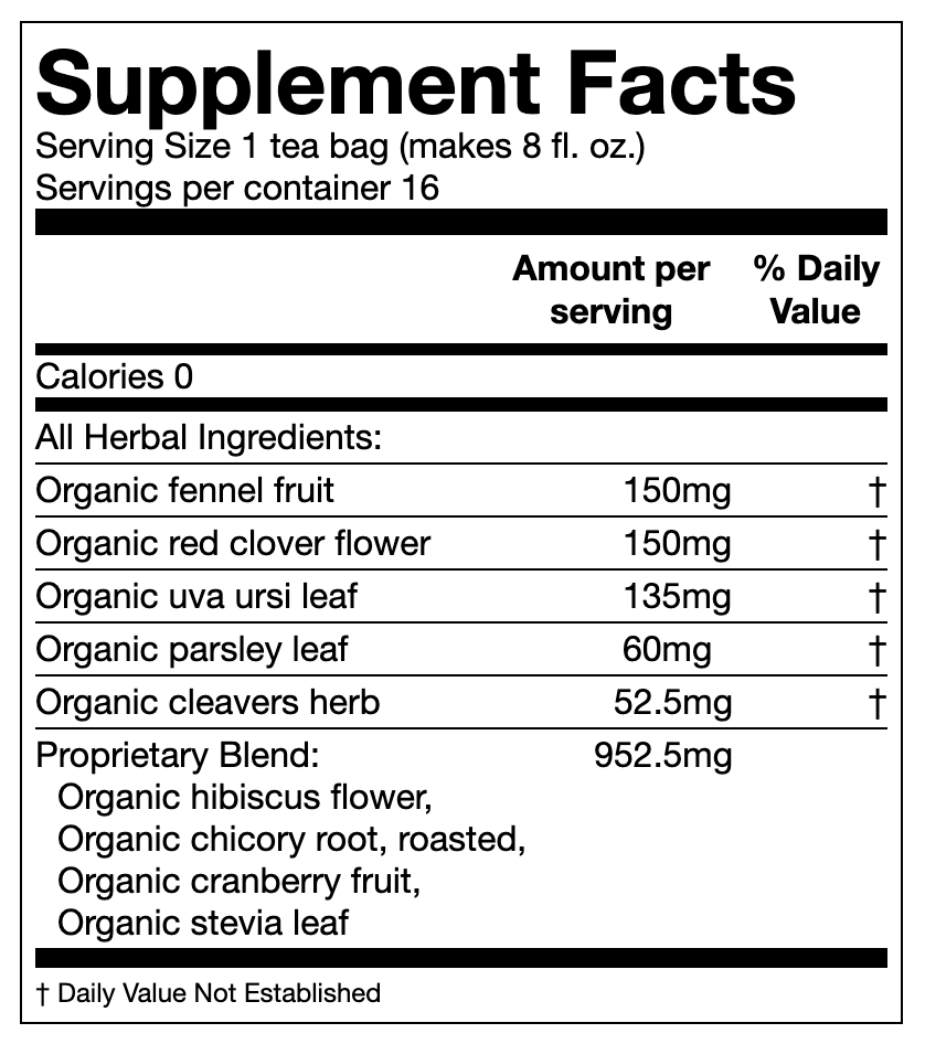 Traditional Medicinals Organic Weightless Cranberry 16 Tea Bags - Image 3