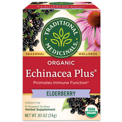 Traditional Medicinals Seasonal Teas Organic Echinacea 16 Tea Bags - Image 2