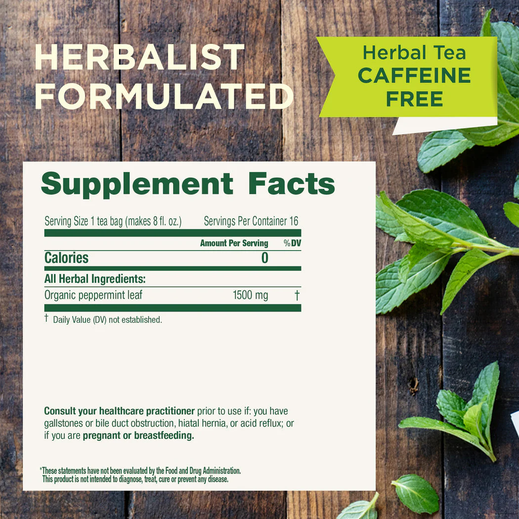 Traditional Medicinals Peppermint Tea 16 Bags - Image 3