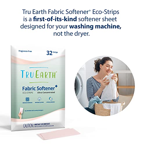 Tru Earth Fabric Softener Unscented Fragrance Free 32 Strips - Image 2