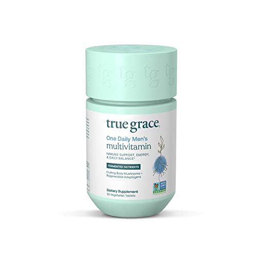 True Grace One Daily Men's Multivitamin 30 Vegan Tablets - Image 2