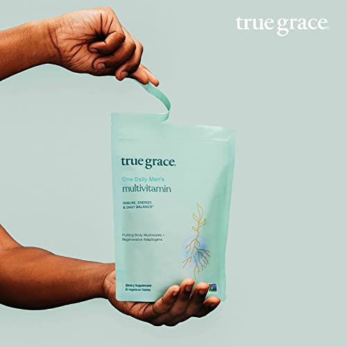 True Grace One Daily Men's Multivitamin 30 Vegan Tablets - Image 3