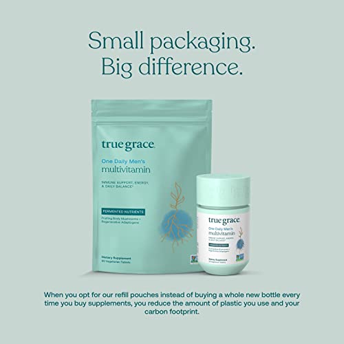 True Grace One Daily Men's Multivitamin 30 Vegan Tablets - Image 7