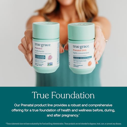 True Grace Prenatal Multivitamin 60 Vegan Tablets - Image 7