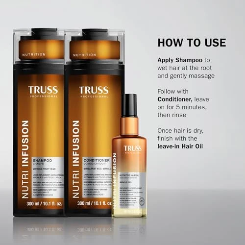 Truss Nutri Infusion Hair Shampoo, 10.14 Fl Oz - Image 4