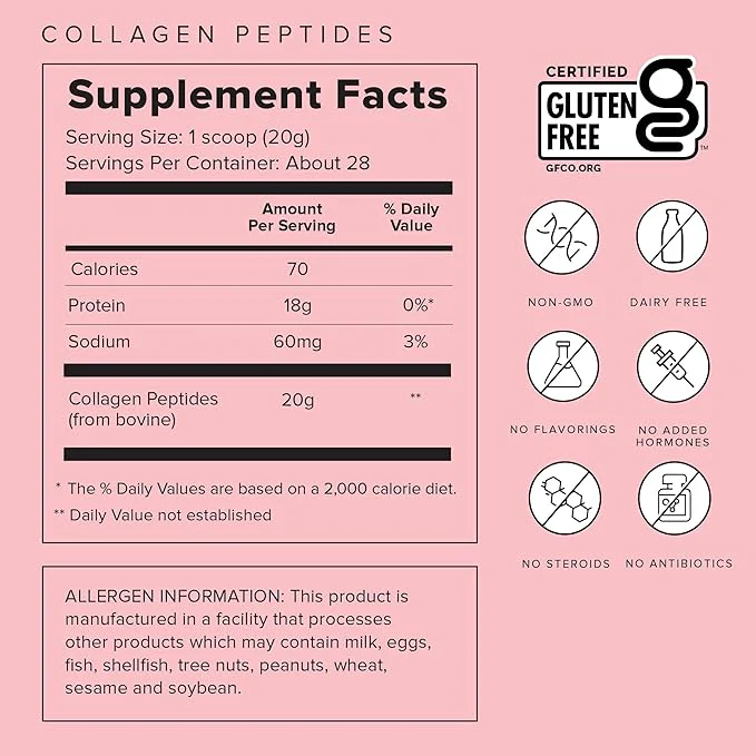 Truvani Hydrolyzed Collagen Powder Unflavored 19.75Oz - Image 2