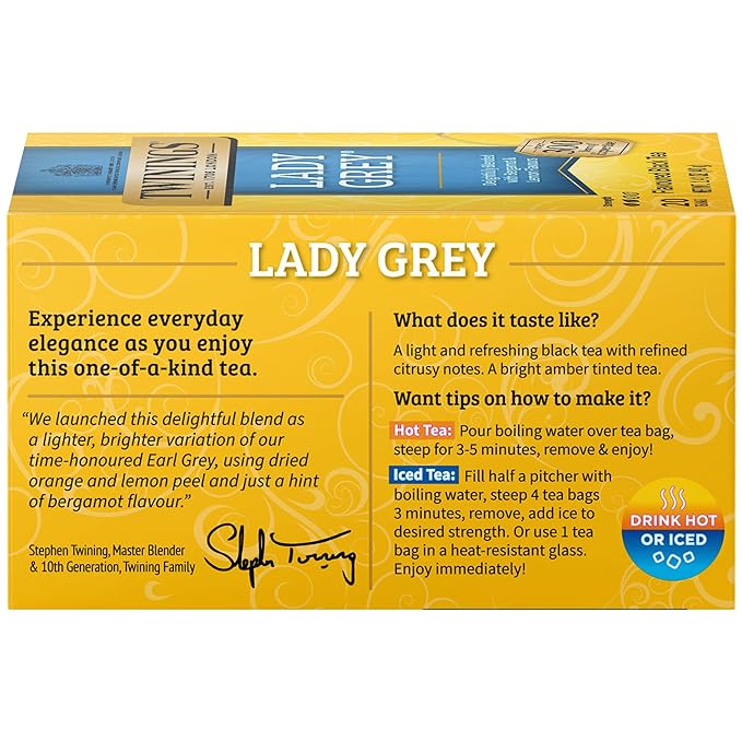 Twinings Lady Grey Tea 20 Bags - Image 2