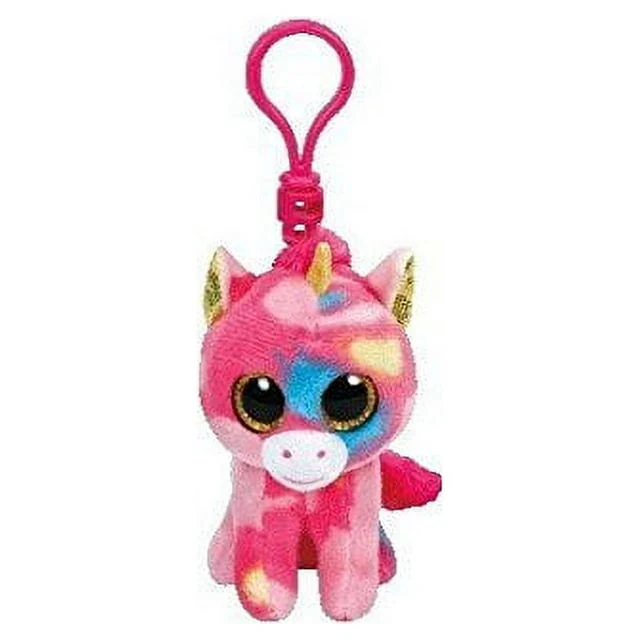 Ty Beanie Boos Rainbow Unicorn Clip