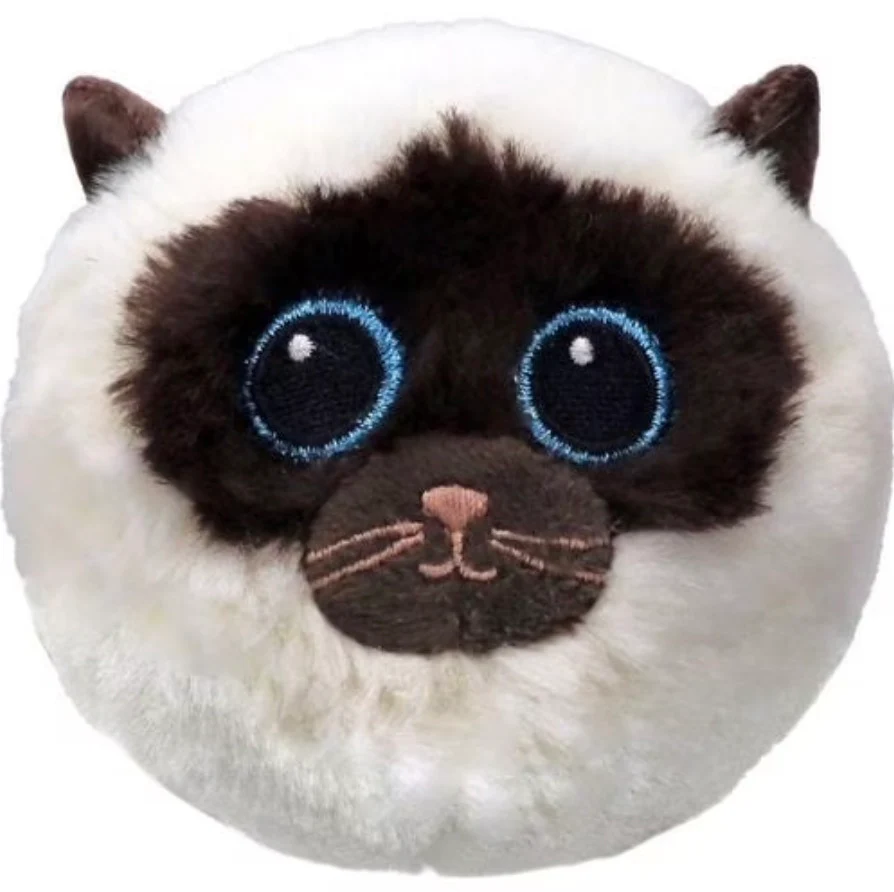 TY Beanie Bouncers Sammy Siamese Cat Plush 4 Inch
