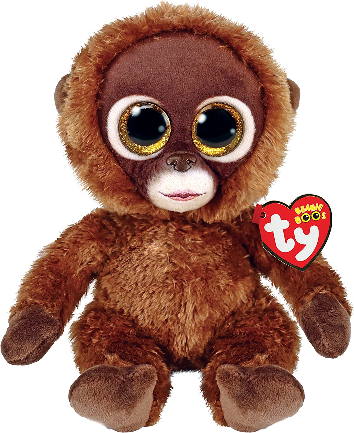 TY BEANIE CHESSIE MONKEY BROWN