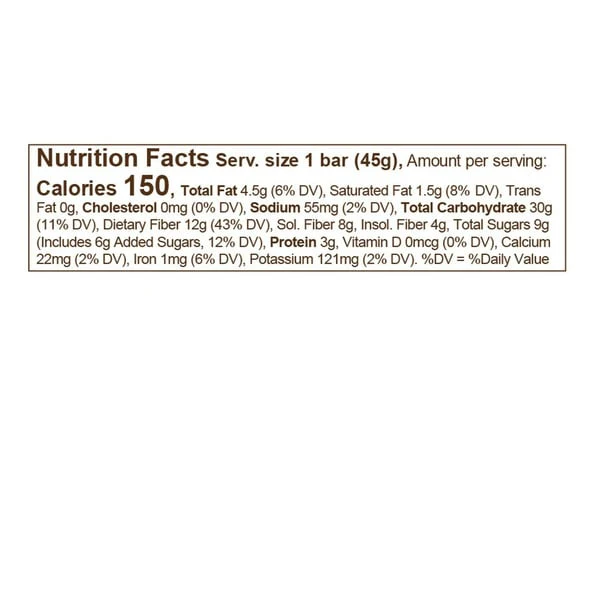 Ugo Fiber D Lish Chocolate Brownie Bar 1.6oz - Image 2