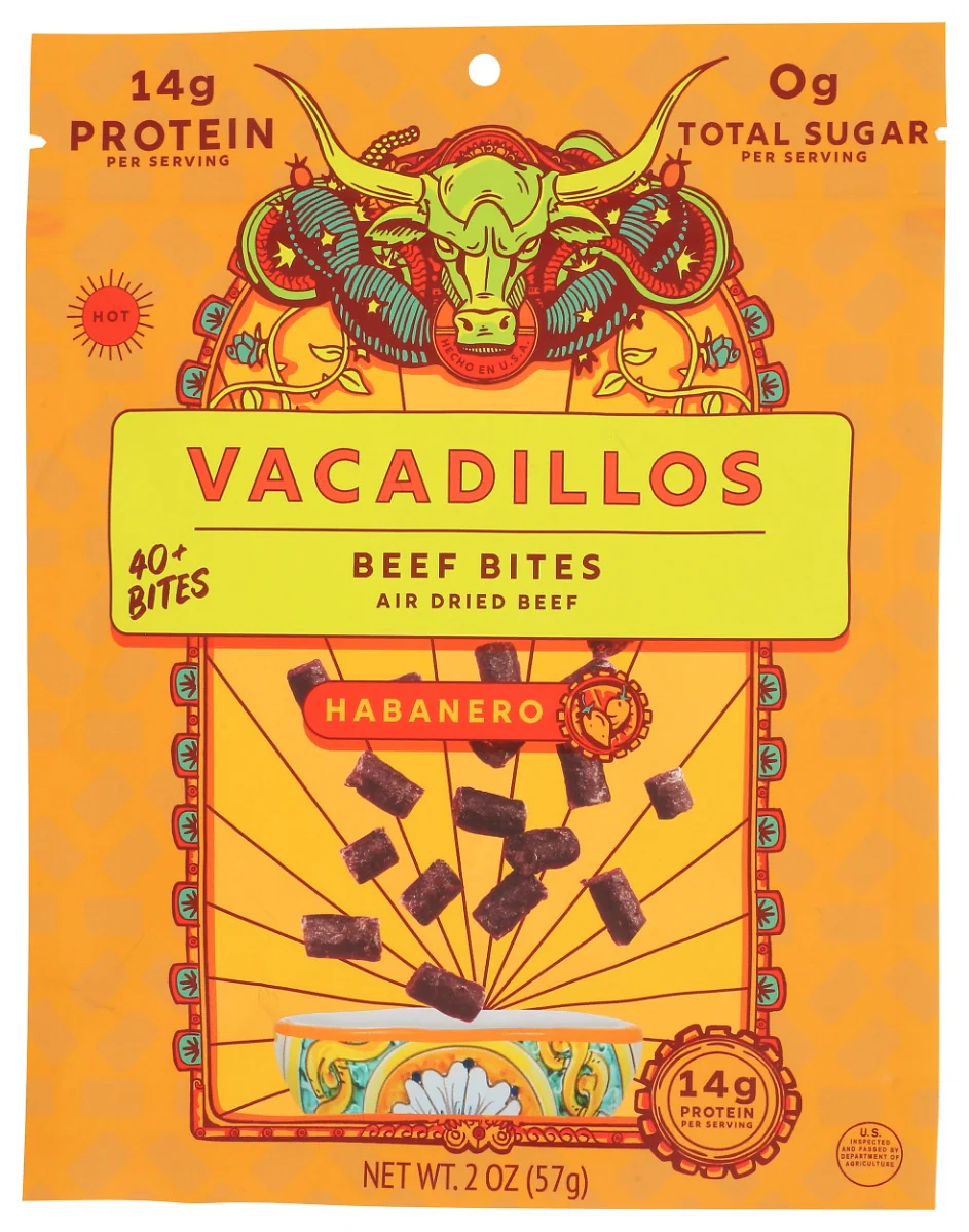 Vacadillos Habanero Bites 8/2 Oz