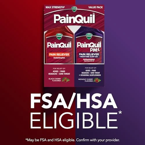 Vicks PainQuil Day/Night Acetaminophen Combo Pack, 24 OZ - Image 5