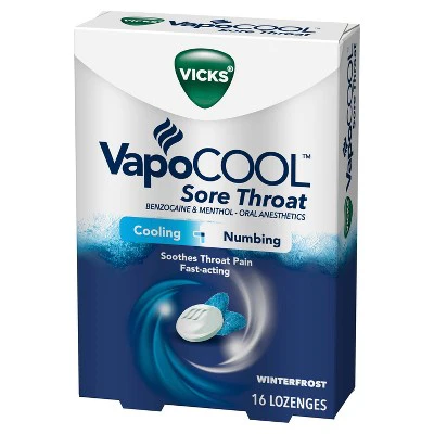 Vicks Sore Throat Lozenges, Cooling Relief - Image 3