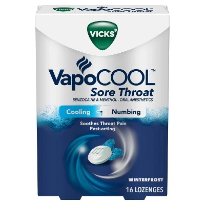 Vicks Sore Throat Lozenges, Cooling Relief - Image 4