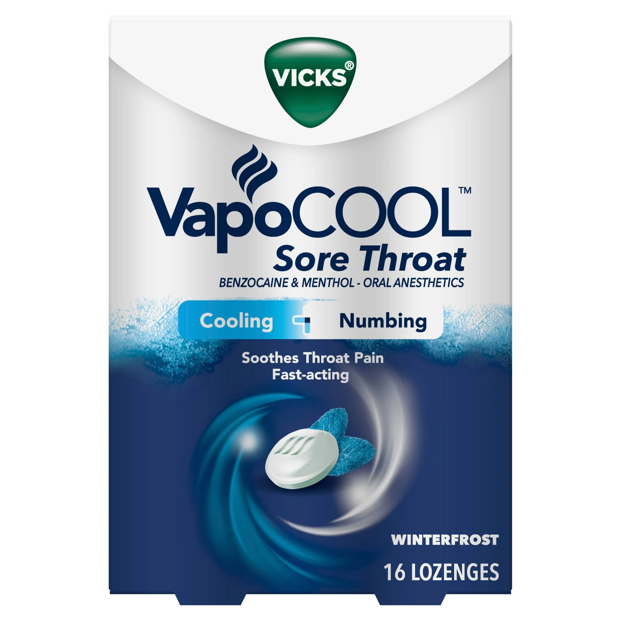 Vicks Sore Throat Lozenges, Cooling Relief - Image 6