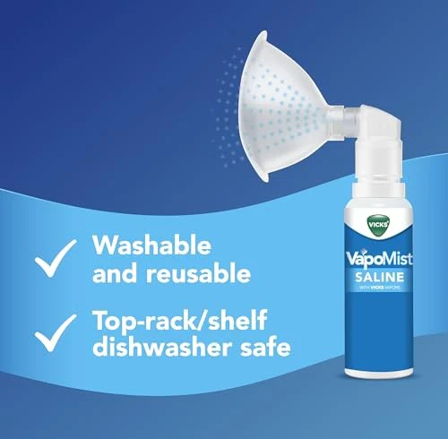 Vicks VapoMist Starter Kit Spray - Saline - 1.7oz - Image 6