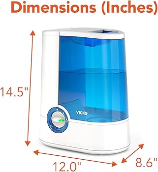Vicks Warm Moisture Humidifier White/Blue - Image 4