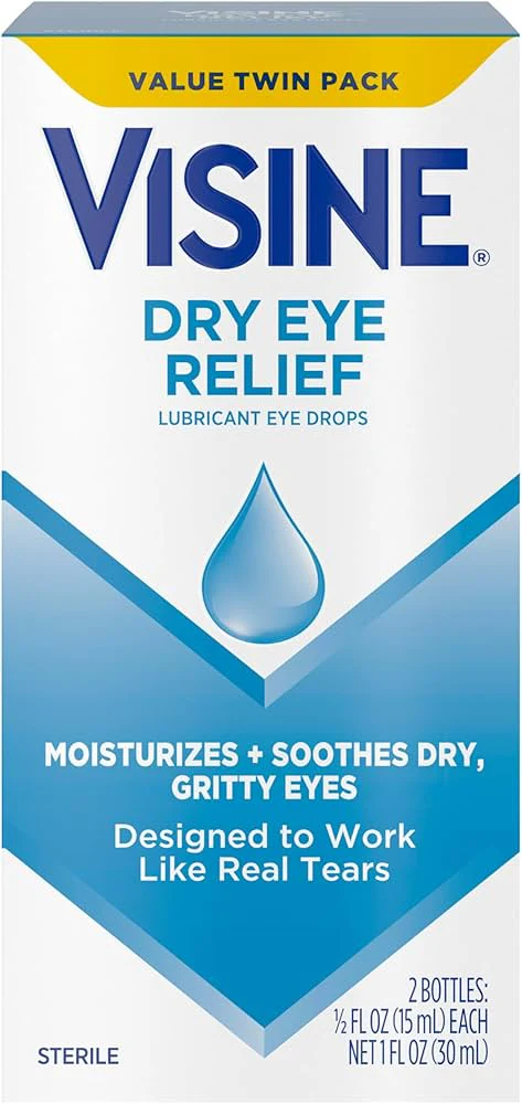 Visine Dry Eye Relief Lubricant Drops 0.5 oz - Image 2