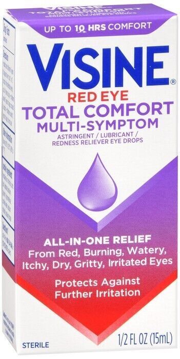 Visine Red Eye Total Comfort Multi-Symptom 2 Ct - Image 2
