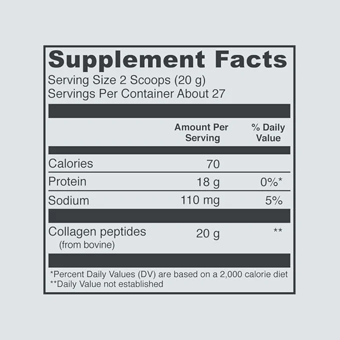 Vital Protein Collagen Peptides Unflavored 20Oz - Image 2