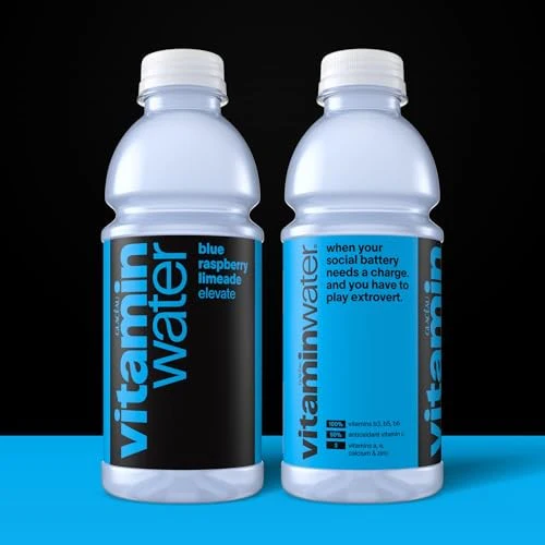 Vitaminwater Elevate Blue Raspberry Limeade 20oz - Image 3