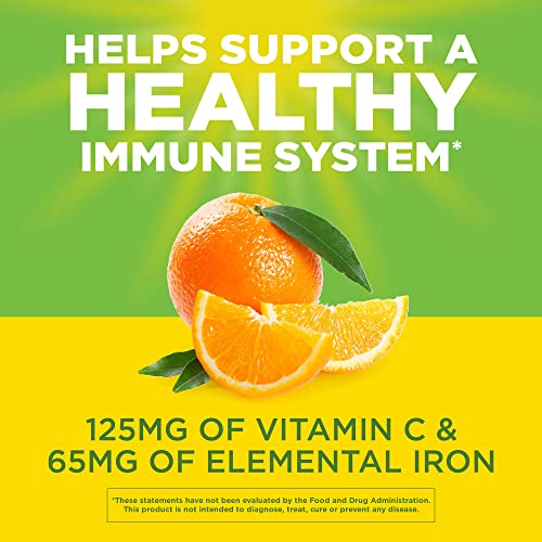 Vitron-C Iron Once Daily, High Potency Iron with Vitamin C, 60 Tablets - Image 6