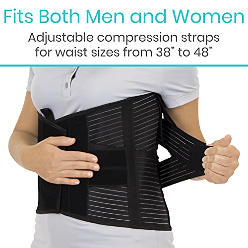 Vive Back Support Belt for Women & Men with Cross Strap Support - Image 5