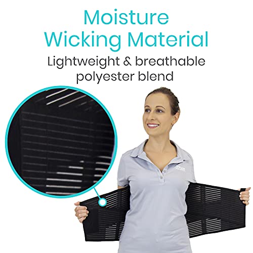 Vive Back Support Belt for Women & Men with Cross Strap Support - Image 7