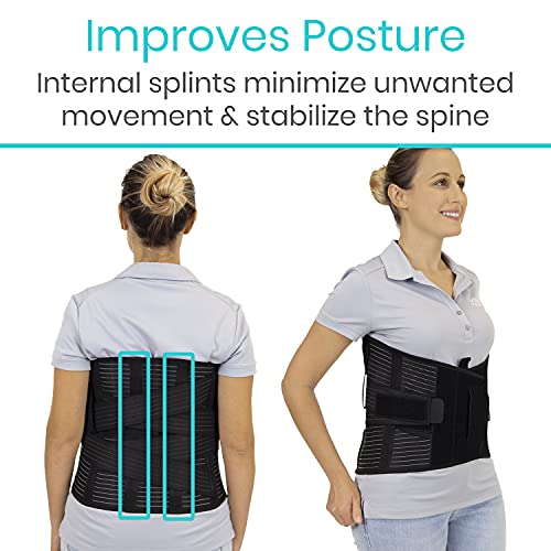 Vive Back Support Belt for Women & Men with Cross Strap Support - Image 8