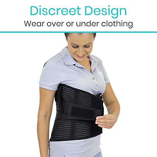 Vive Back Support Belt for Women & Men with Cross Strap Support - Image 9