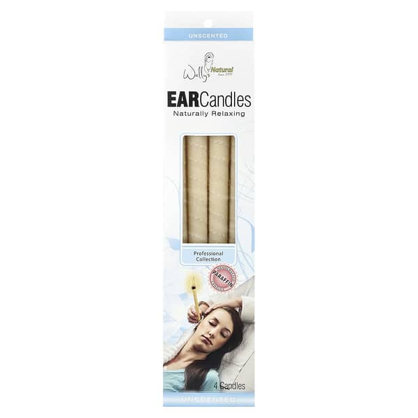 Wally's Candles Natural Soy Blend Naturally Relaxing 4ct