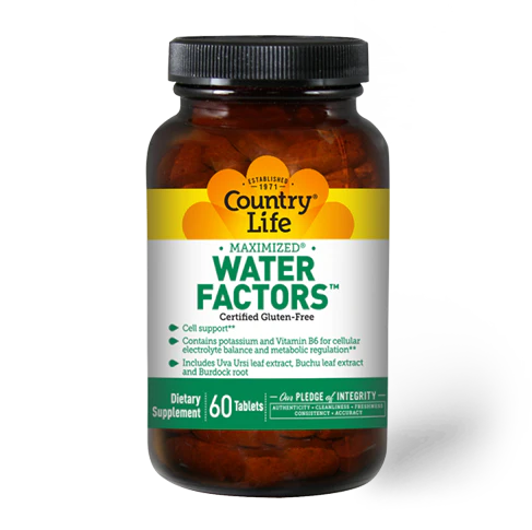 Country Life Water Factors 60 Tablets
