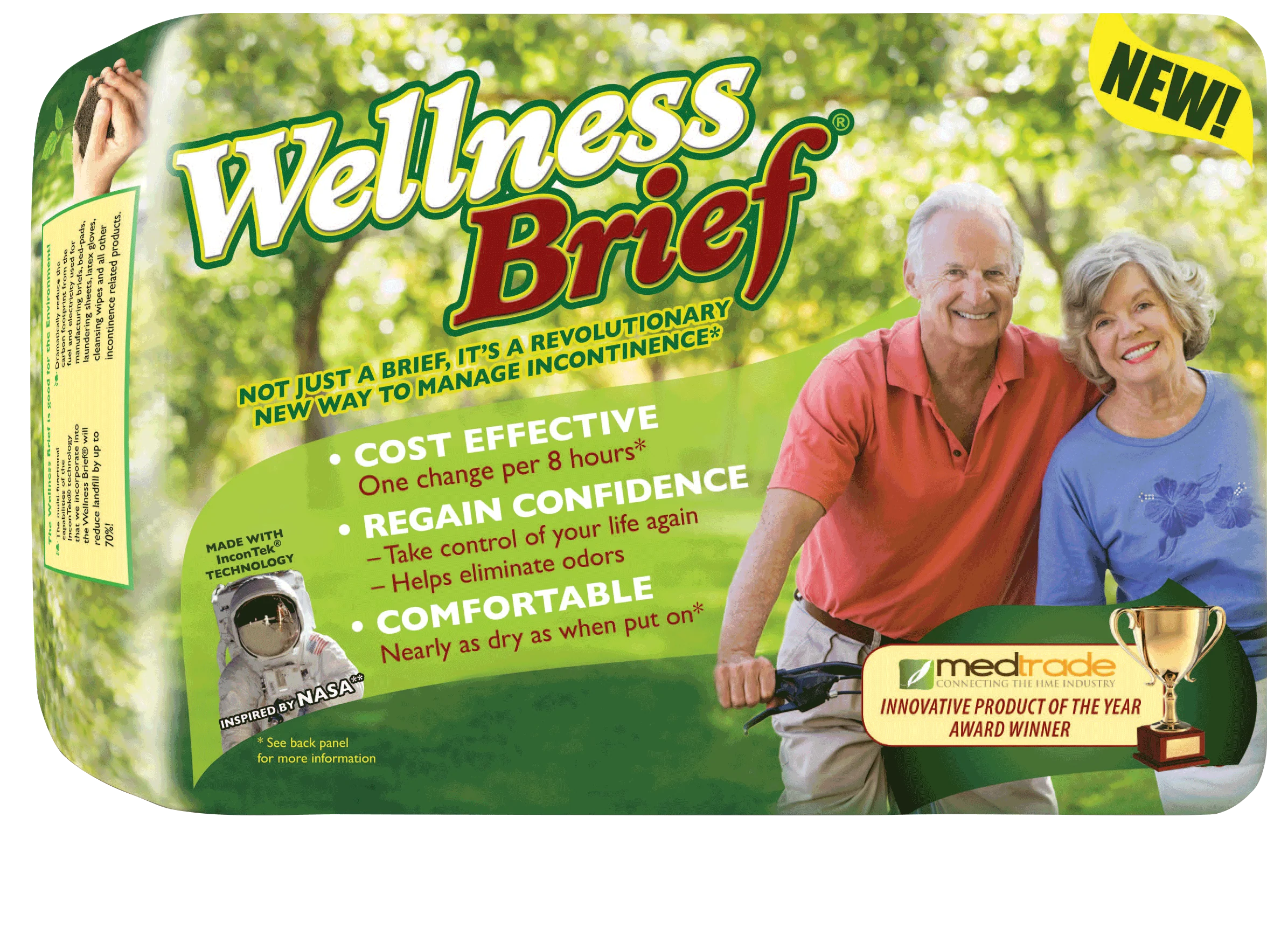 Unique Wellness Brief Super Absorbent M 20ct Uw3131