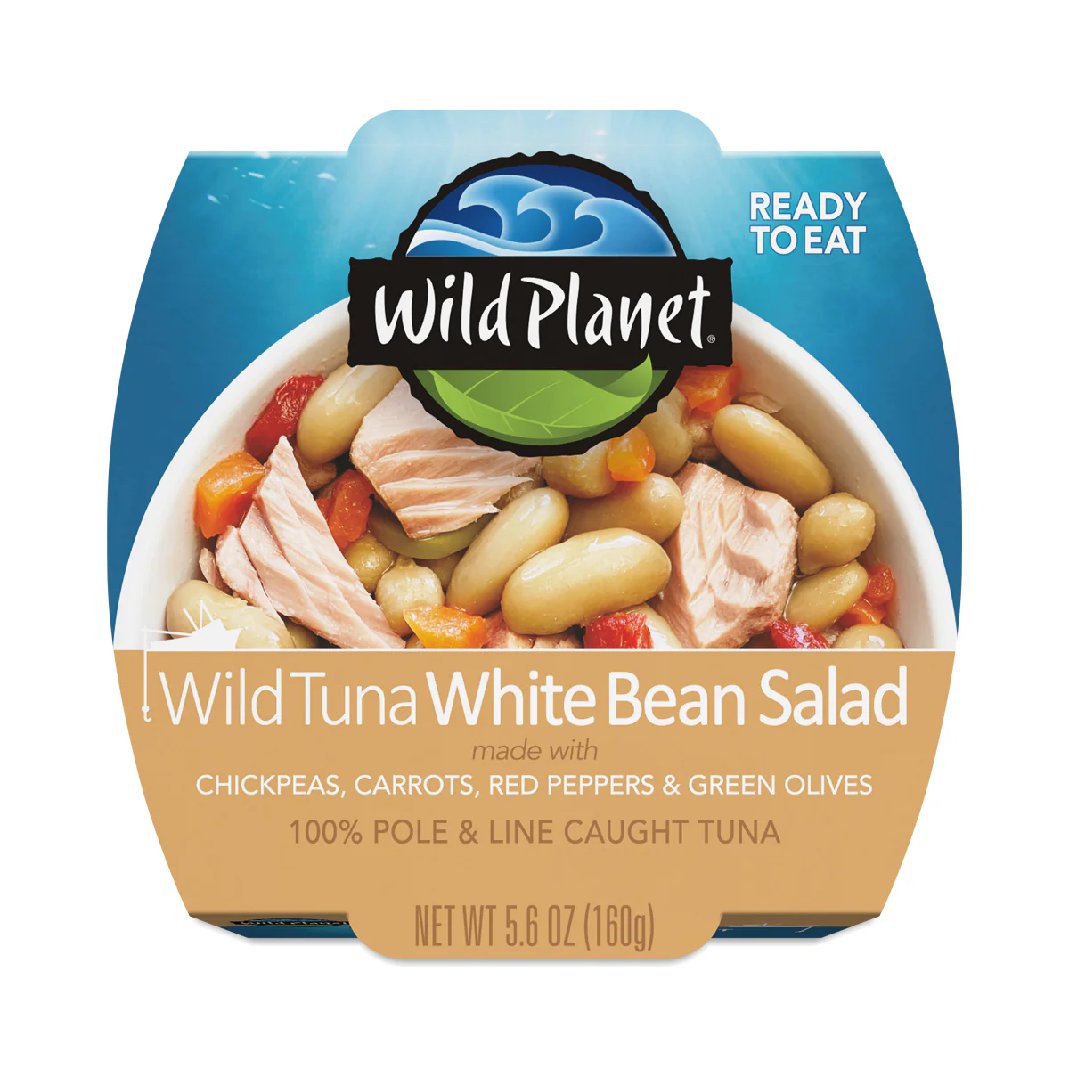 Wild Planet, Wild Tuna & White Bean Salad, 5.6 oz