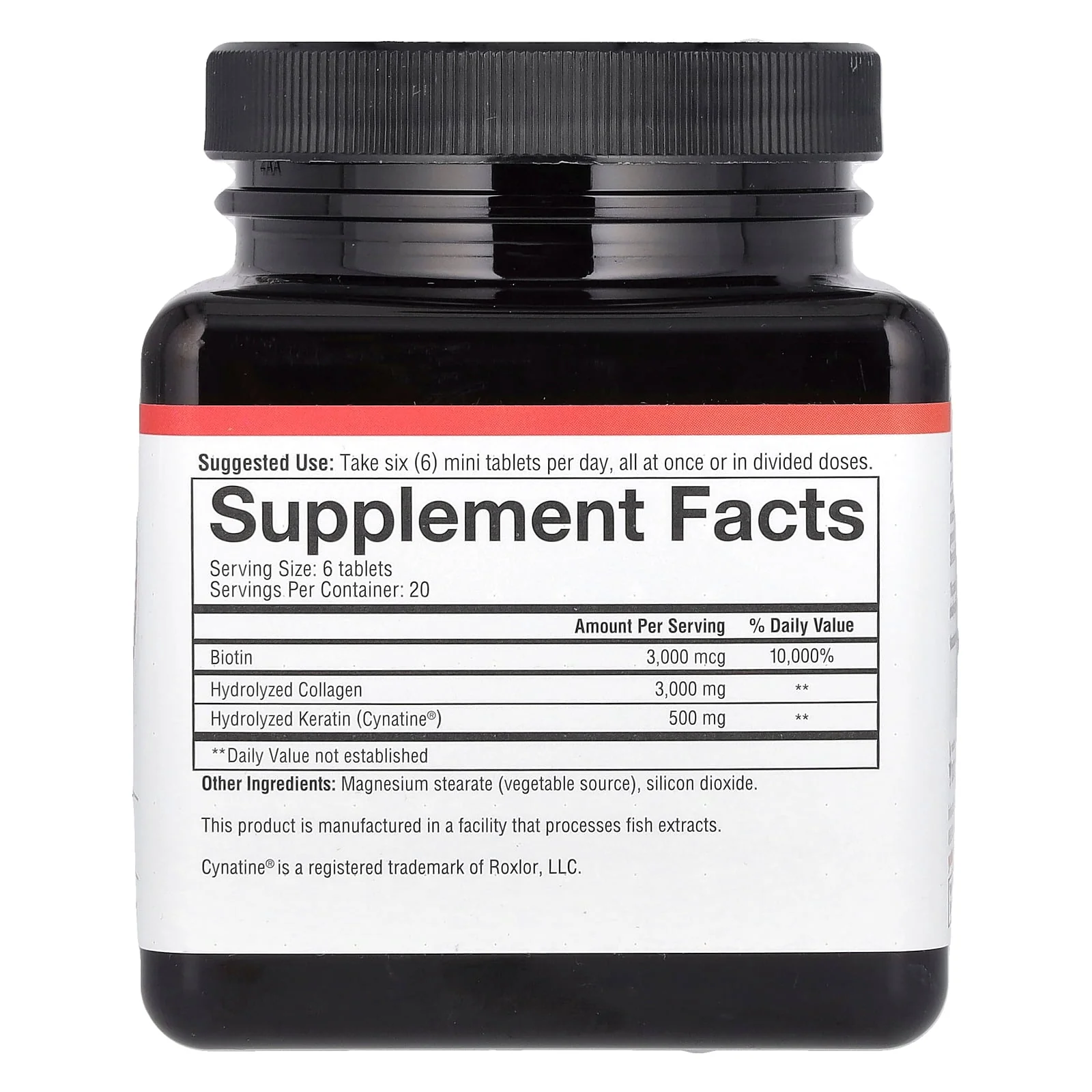 Youtheory Hair Collagen + Keratin Tablets 120ct - Image 2