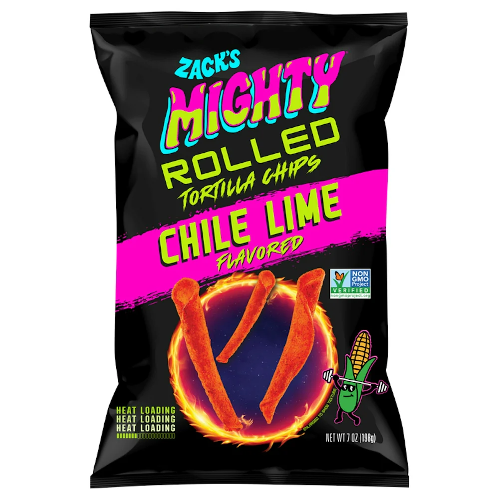Zack's Mighty, Chile Lime Rolled Tortilla Chips, 7 Oz - Image 6