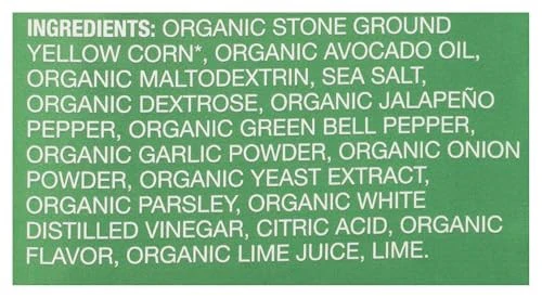 Zack'S Mighty Organic Avocado Oil Tortilla Chips - Jalapeño Lime, 7.5 Oz - Image 3