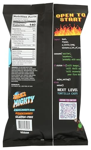 Zack's Mighty Rolled Tortilla Chips, Buffalo Ranch 7 Oz - Image 2