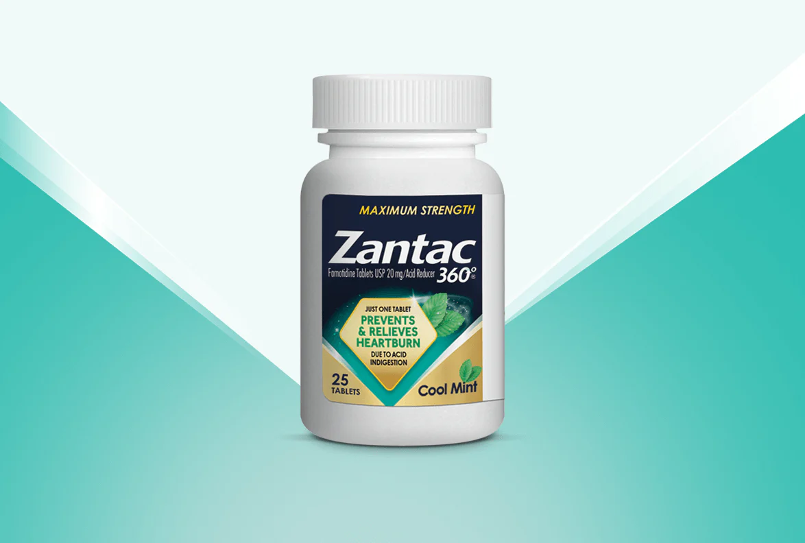 Zantac 360 Maximum Strength Cool Mint 25 Tablets - Image 2